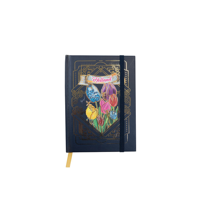Designed by Rick Triest  TS Collection - Tulpen -Notitieboek A6 Dutch Beauty royal D14x9 H1
