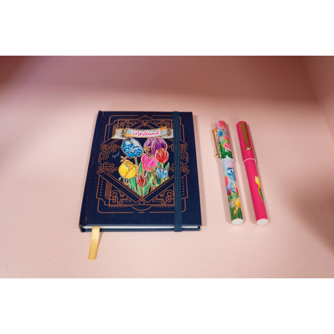 Designed by Rick Triest  TS Collection - Tulpen -Notitieboek A6 Dutch Beauty royal D14x9 H1