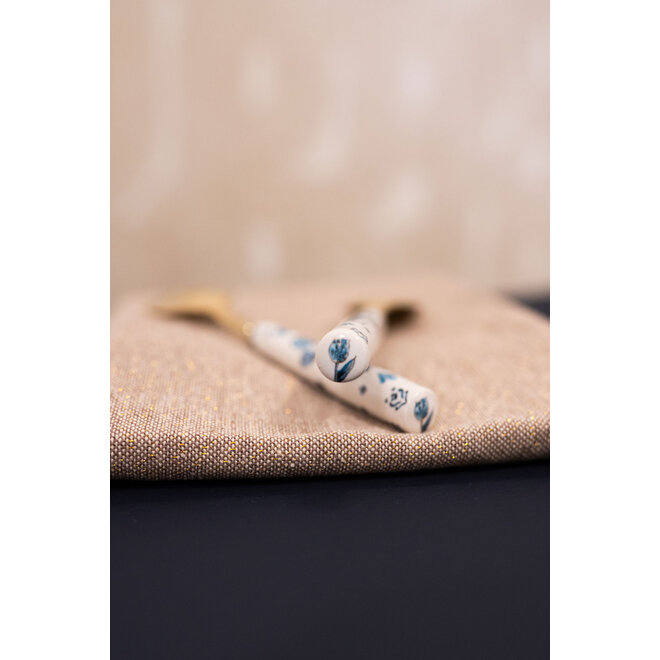 Designed by Rick Triest  TS Collection - Tulpen -Giftbox theelepel set van 2 Dutch Beauty spring D15x8 H2