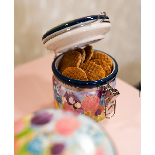 Designed by Rick Triest - Tulpen -Giftbox voorraadpot Dutch Beauty spring D14x12 H12