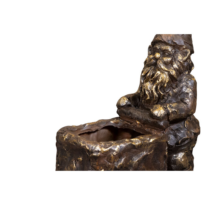 Designed by Rick Triest  Collection - Kabouters & Bosdieren - Figuur Marty antiquebronze D37x26 H60