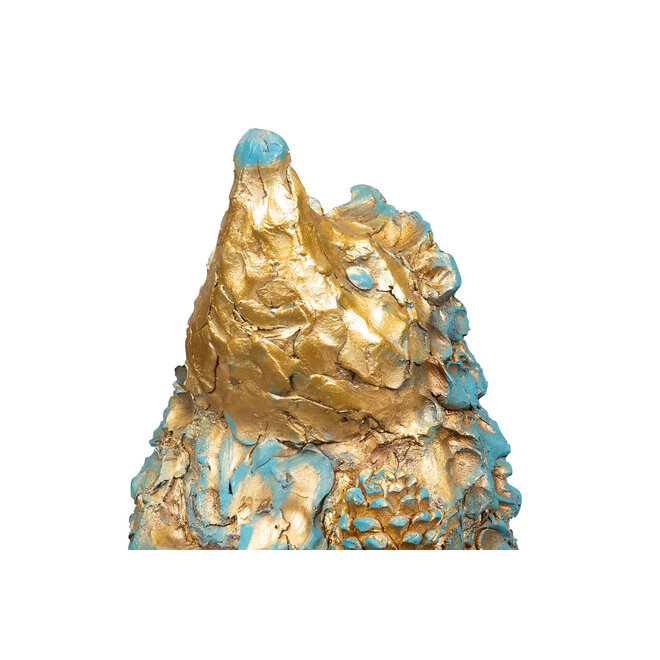 Designed by Rick Triest  Collection - Kabouters & Bosdieren - Figuur Hedgie antiquecopper D28x26 H35