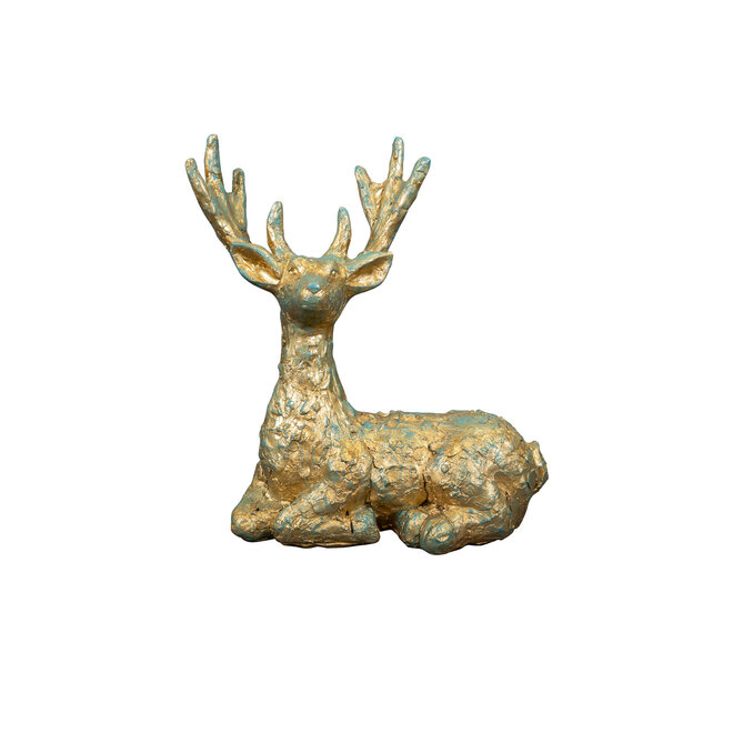 Designed by Rick Triest - Kabouters & Bosdieren - Figuur Rudolf antiquecopper D35x20 H42