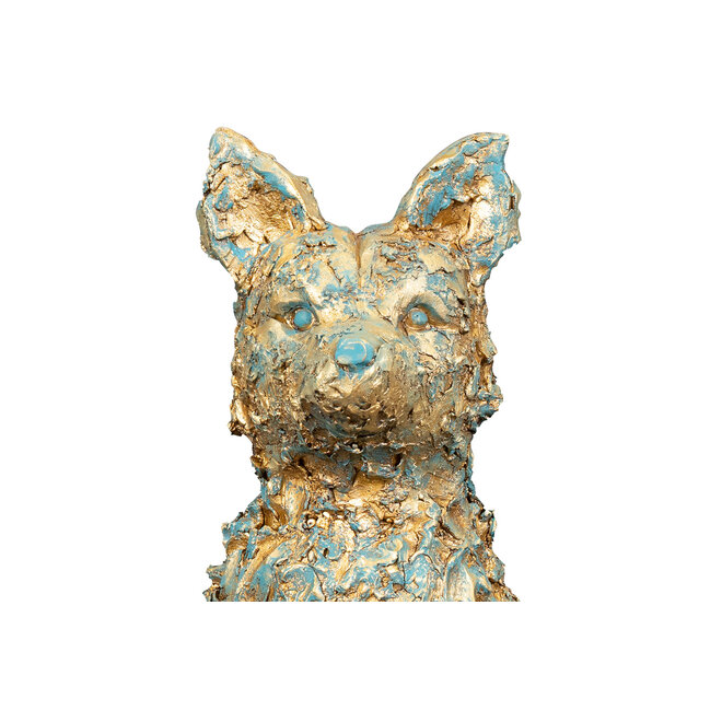 Designed by Rick Triest Collection - Kabouters & Bosdieren - Figuur Foxy antiquecopper D20 H40