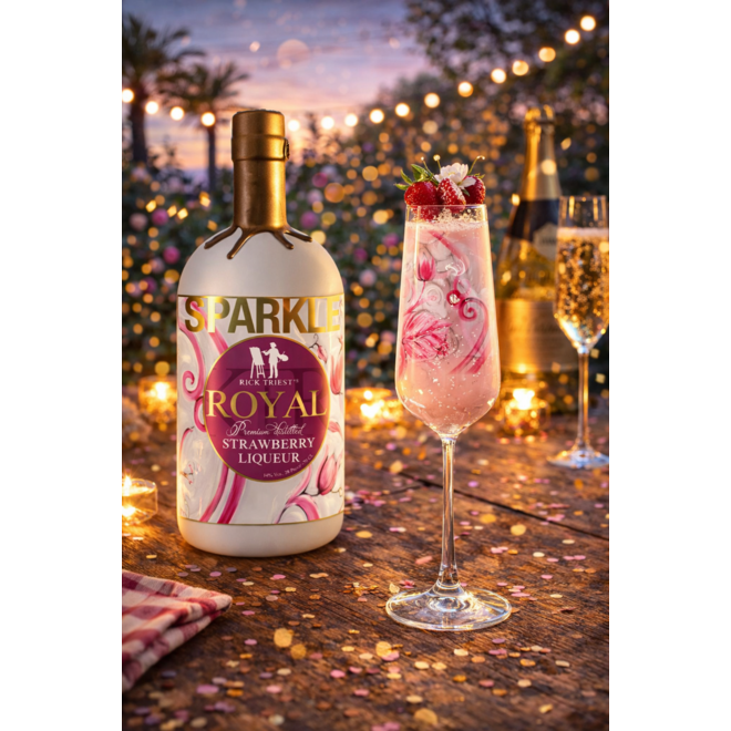 Liqueurs by Rick Triest - KIR ROYAL Crème de Fraises - 14 % VOL. 70 CL