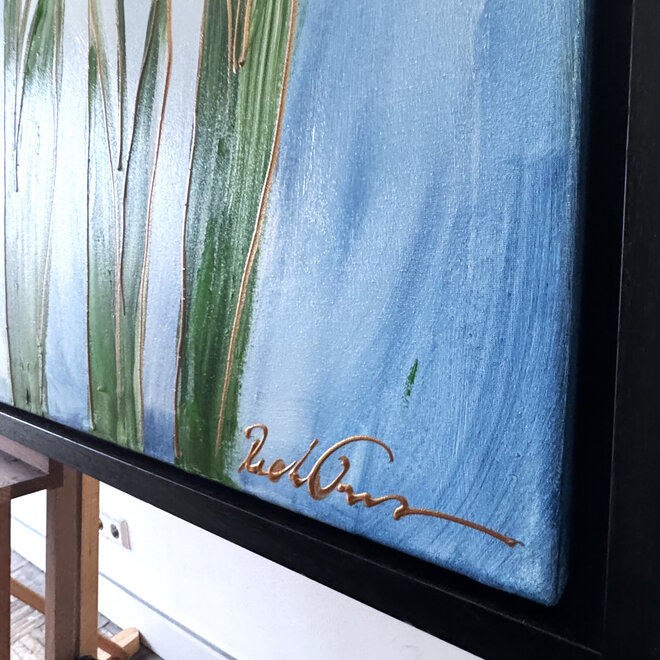 Schilderij - 100x150 cm - Rick Triest - Tulpenmanie - Hollandse tulpen #15