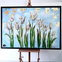 Painting  - 100x150 cm - Rick Triest - Tulpenmanie - Hollandse tulpen #16