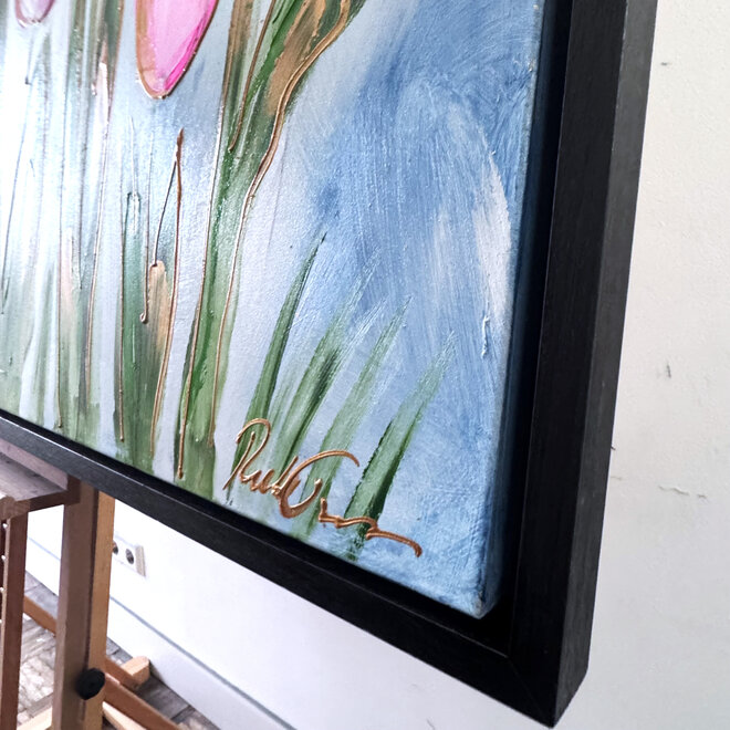 Painting  - 100x150 cm - Rick Triest - Tulpenmanie - Hollandse tulpen #17