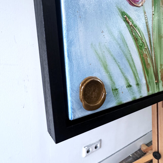 Painting  - 100x150 cm - Rick Triest - Tulpenmanie - Hollandse tulpen #17