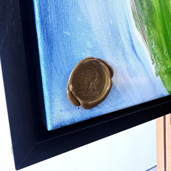 Schilderij - 80x120 cm - Rick Triest -  Contemporary tulip composition #1