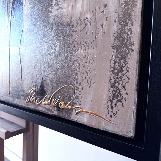 Schilderij - 80x120 cm - Rick Triest - Luxury Tulpen - Bronze & Sienna #1