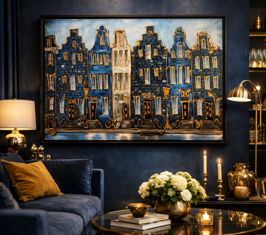 Schilderijen - Amsterdam door kunstenaar Rick Triest