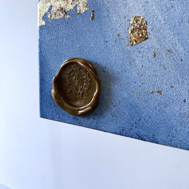 Schilderij - 70x100 cm - Rick Triest  - Contemporary tulip composition #17