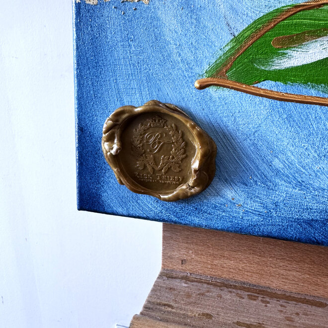 Painting  - 70x100 cm - Rick Triest  - Contemporary tulip composition #15