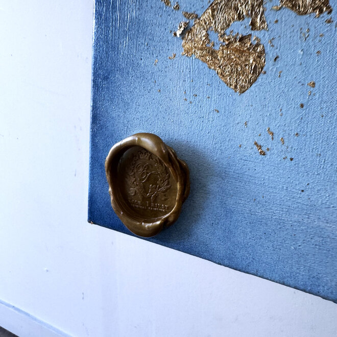 Schilderij - 70x100 cm - Rick Triest  - Contemporary tulip composition #7