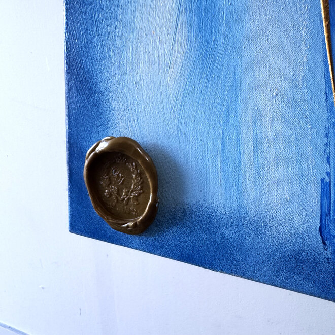 Schilderij - 70x100 cm - Rick Triest  - Contemporary tulip composition #4