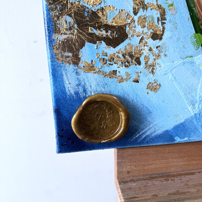 Schilderij-70x70 cm  - Rick Triest - Tulp mania # 16