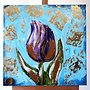 Painting- 70x70 cm  - Rick Triest - Tulp mania # 16