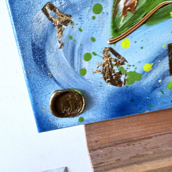 Schilderij-70x70 cm - Rick Triest - Tulp mania # 12