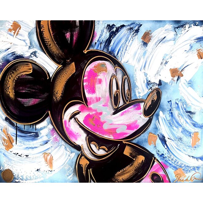 Painting- 80x120 cm - Rick Triest - POP ART - Colorful composition - Mickey #2