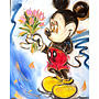 Painting- 80x120 cm - Rick Triest - POP ART - Colorful composition - Mickey #4