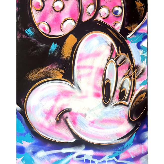 Painting- 80x120 cm - POP ART - Colorful composition -  Minnie #1