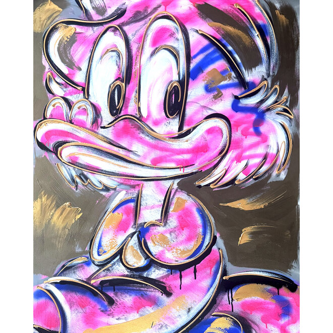 Schilderij- 80x120 cm - POP ART - Colorful composition - Dagobert