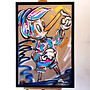 Schilderij - 80x120 cm - Rick Triest - POP ART - Colorful composition -  Pinokkio #1