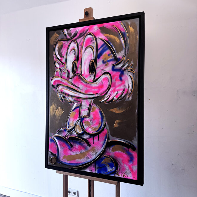 Schilderij - 80x120 cm - Rick Triest - POP ART - Colorful composition -  Dagobert
