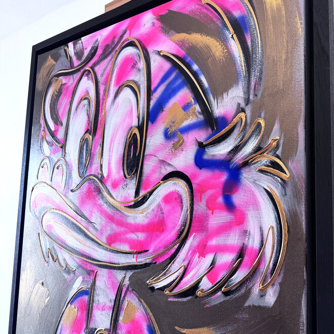 Schilderij - 80x120 cm - Rick Triest - POP ART - Colorful composition -  Dagobert