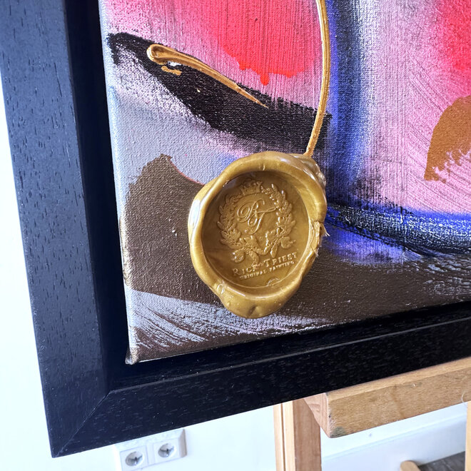 Painting- 80x120 cm - Rick Triest - POP ART - Colorful composition -  Dagobert