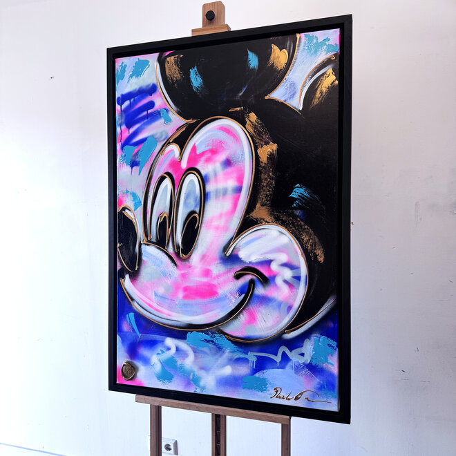 Painting- 80x120 cm - Rick Triest - POP ART - Colorful composition - Mickey #6