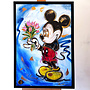 Schilderij - 80x120 cm - Rick Triest - POP ART - Colorful composition - Mickey #4