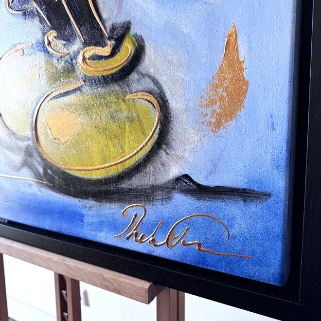 Schilderij - 80x120 cm - Rick Triest - POP ART - Colorful composition - Mickey #4