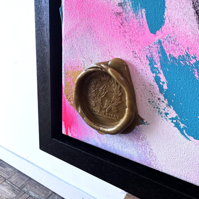 Schilderij - 80x120 cm - Rick Triest - POP ART - Colorful composition - Mickey #3