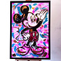 Schilderij - 80x120 cm - Rick Triest - POP ART - Colorful composition - Mickey #3