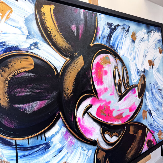 Painting- 80x120 cm - Rick Triest - POP ART - Colorful composition - Mickey #2