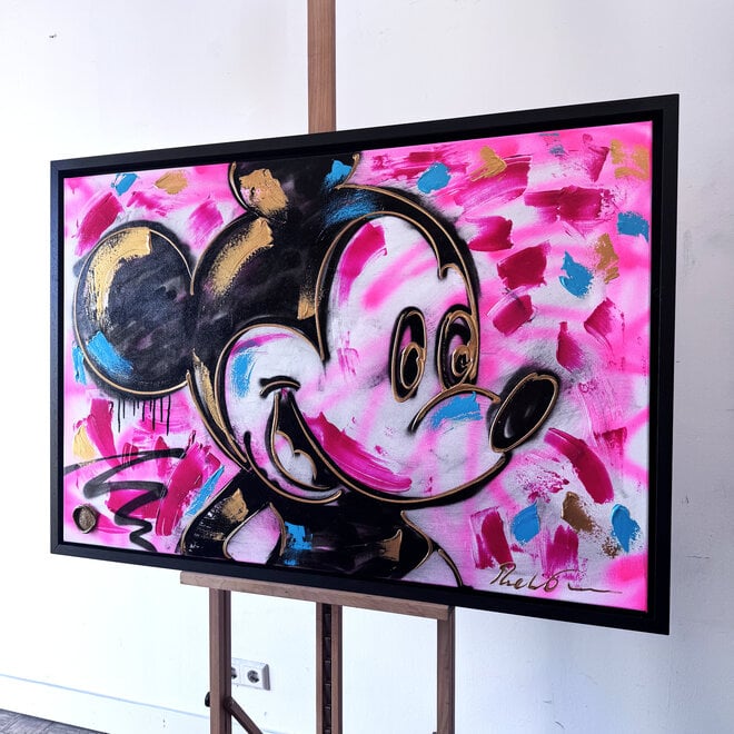 Painting- 80x120 cm - Rick Triest - POP ART - Colorful composition - Mickey #7