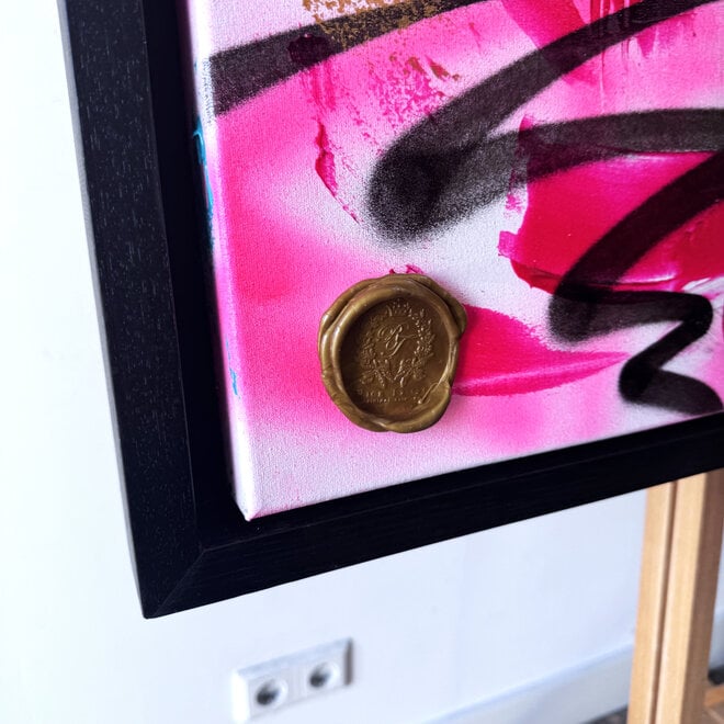 Painting- 80x120 cm - Rick Triest - POP ART - Colorful composition - Mickey #7