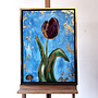 Painting  - 50x70 cm - Rick Triest - Tulpenmanie - Hollandse Tulp #1- met lijst