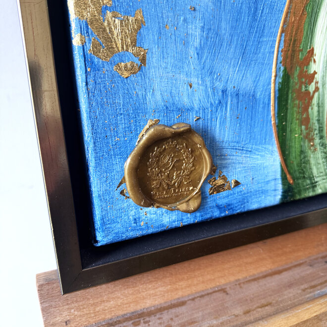 Schilderij -50x70 cm - Rick Triest - Tulpenmanie - Hollandse Tulp #1- met lijst