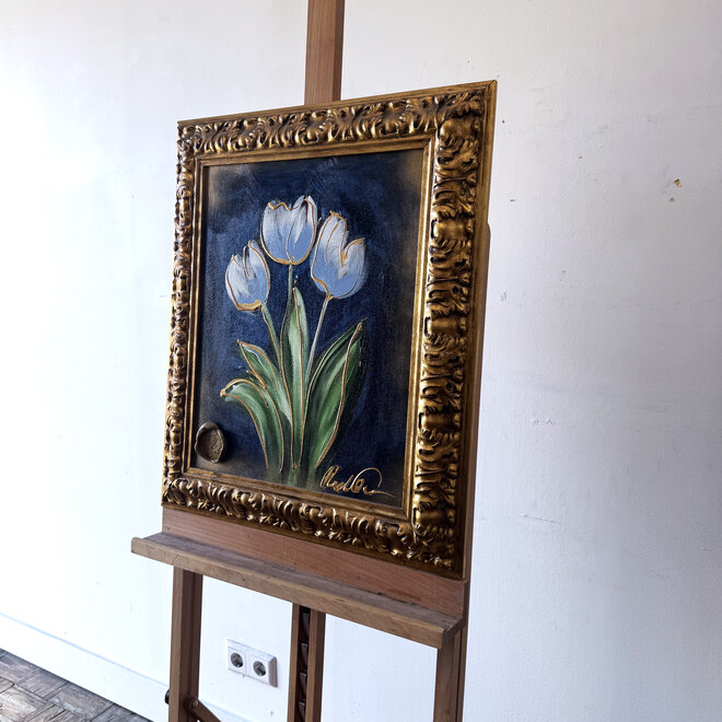 Painting  - 40x50 cm - Rick Triest - Tulpenmanie - Hollandse Tulp #2
