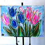 Painting - 100x150 cm - Rick Triest - Tulpenmanie - Hollandse tulpen #18