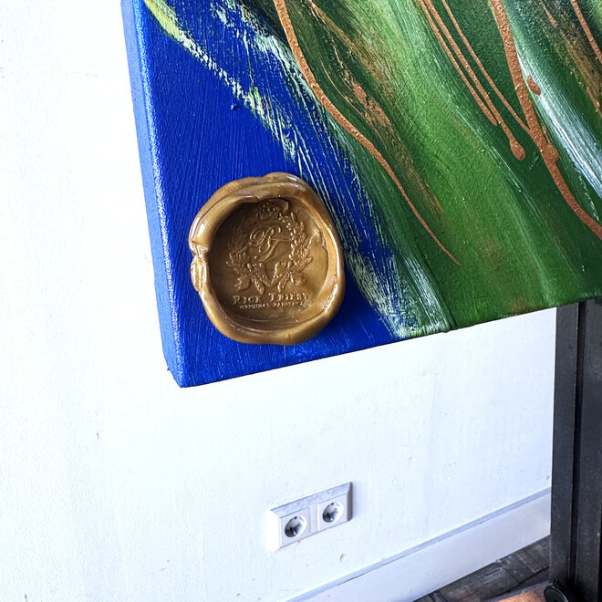 Painting  - 80x120 cm - Rick Triest -  Contemporary tulip composition #5