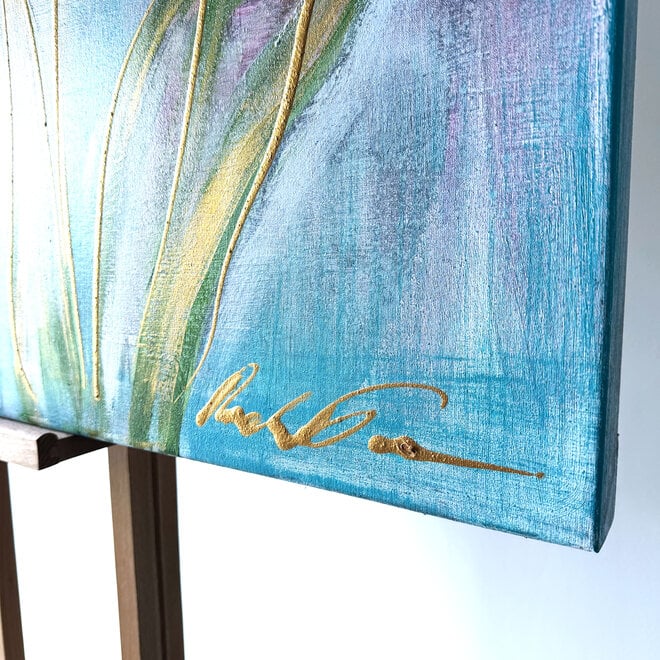 Painting - 80x120 cm - Rick Triest - Contemporary tulip composition #7