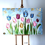Painting - 100x150 cm - Rick Triest - Tulpenmanie - Hollandse tulpen #21