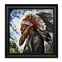 Hemeldrager – Origineel schilderij van Rick Triest – 100 × 100 × 2,5 cm – The Modern Masters Collection – Olieverf op canvas