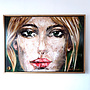 Encounter – Where Eyes Meet – Origineel mixed media schilderij op acrylbasis van Rick Triest – 100 × 150 × 4,5 cm – CONNECTED
