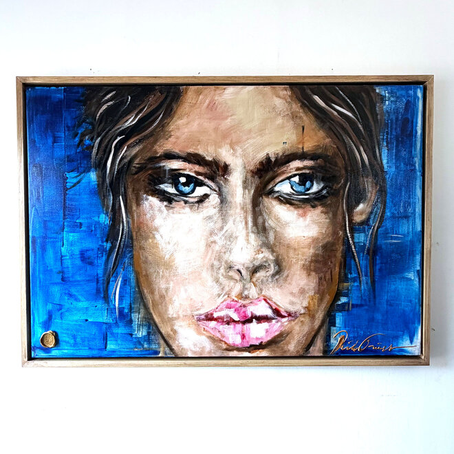 Painting – 100 × 150 × 4.5 cm – Rick Triest – CONNECTED – Encounter – The Silent Exchange
