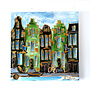 Painting - Rick Triest - 80x80 cm - Amsterdam Signature Gold Series - Blue & Gold # 230